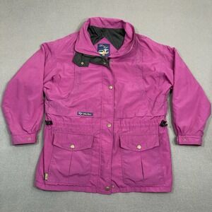 Vintage SNOW GOOSE Gore-Tex Lined Jacket Size Large Purple Canada Goose